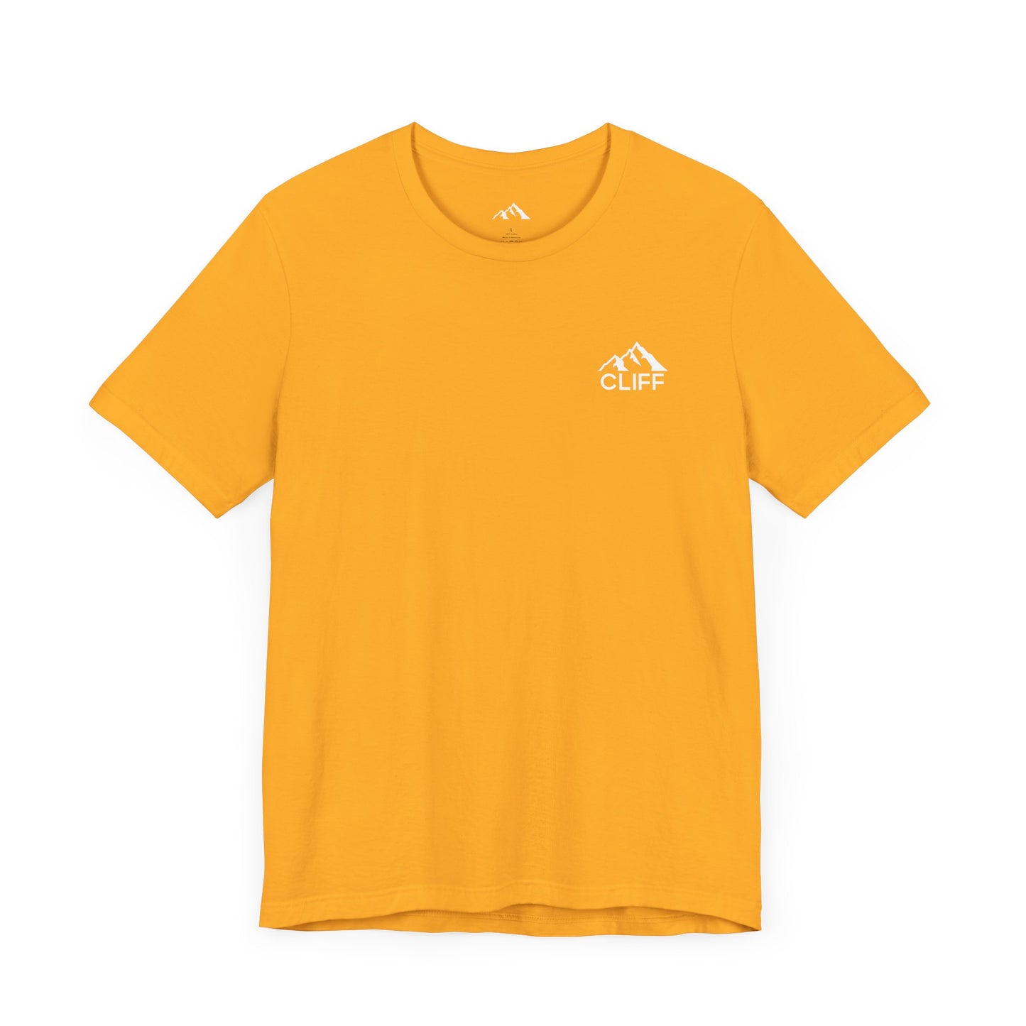 Adventure Awaits Unisex Short Sleeve Tee - Cliff Design
