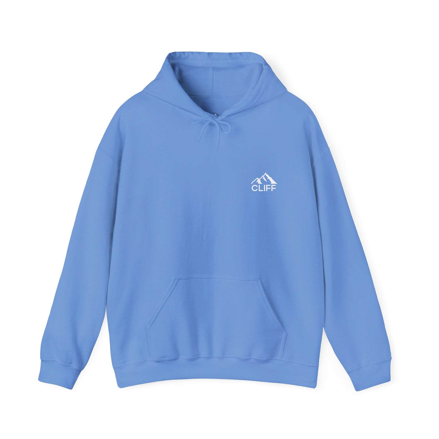 Cozy Cliff Unisex Hooded Sweatshirt - Perfect for Outdoor Adventures