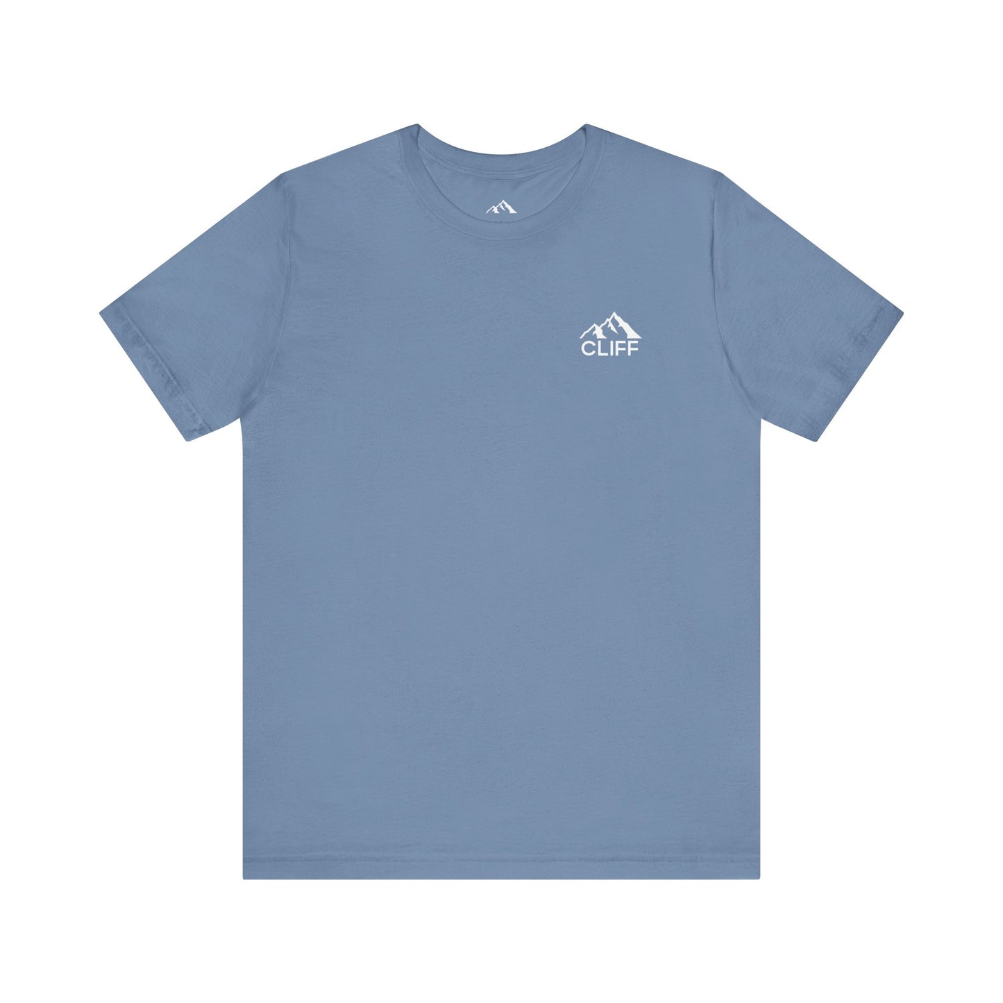 Adventure Awaits Unisex Short Sleeve Tee - Cliff Design