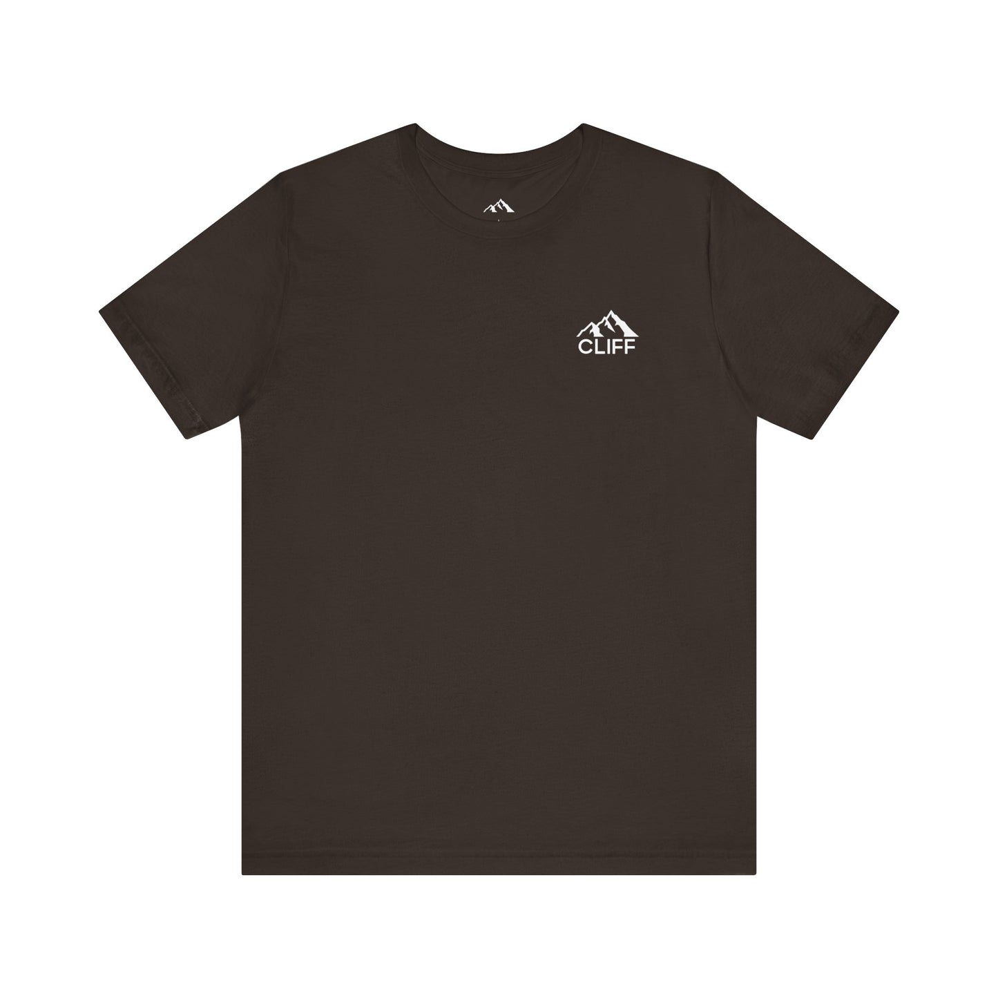 Adventure Awaits Unisex Short Sleeve Tee - Cliff Design