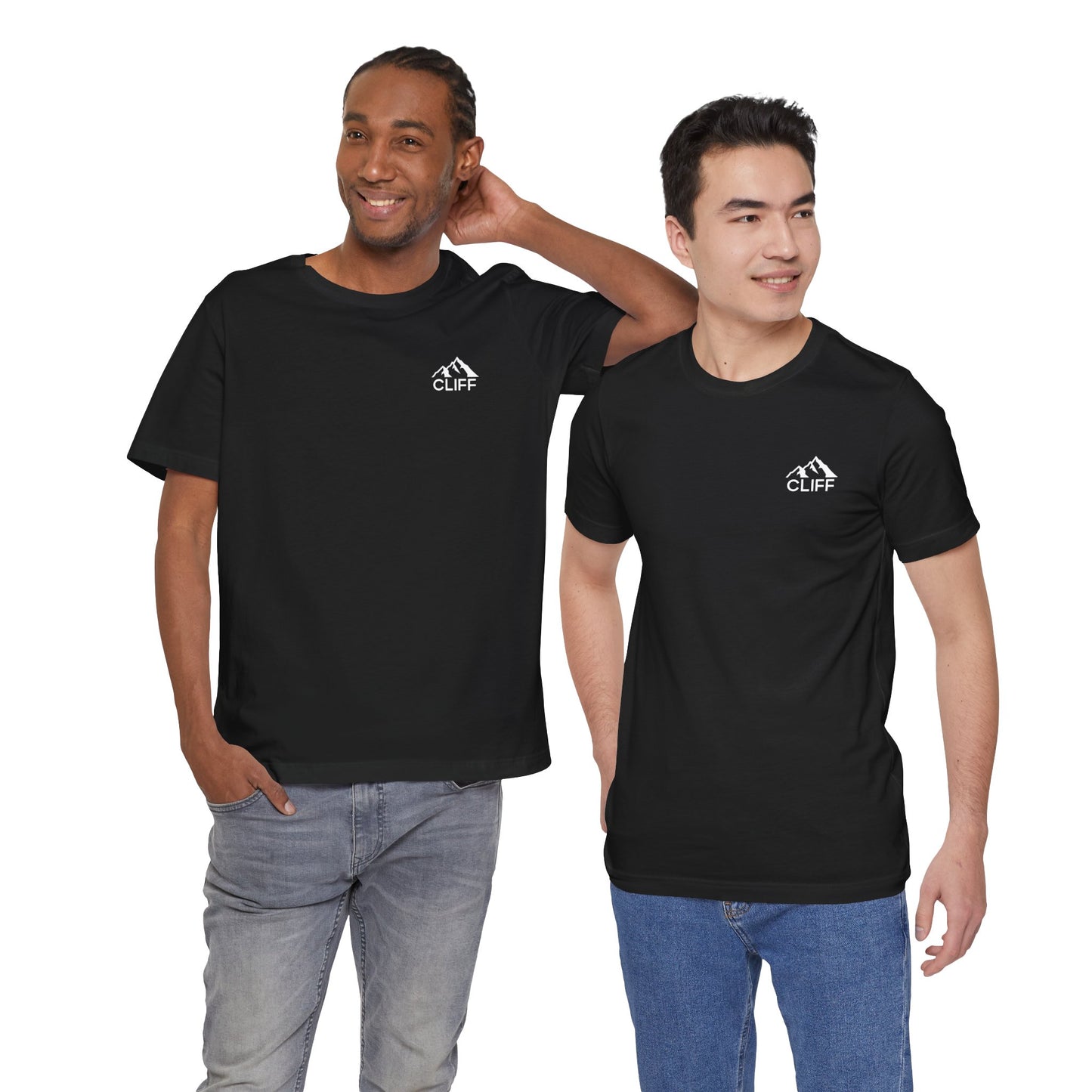 Adventure Awaits Unisex Short Sleeve Tee - Cliff Design