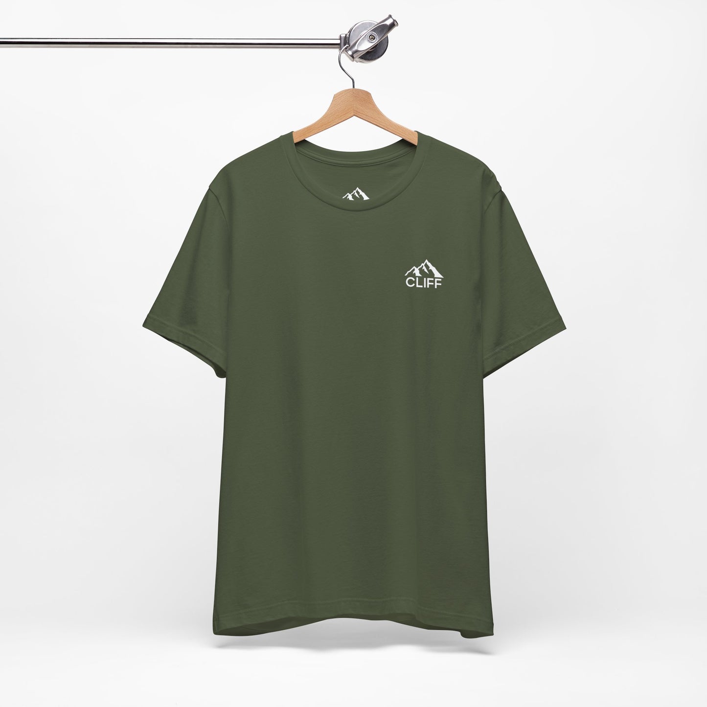 Adventure Awaits Unisex Short Sleeve Tee - Cliff Design