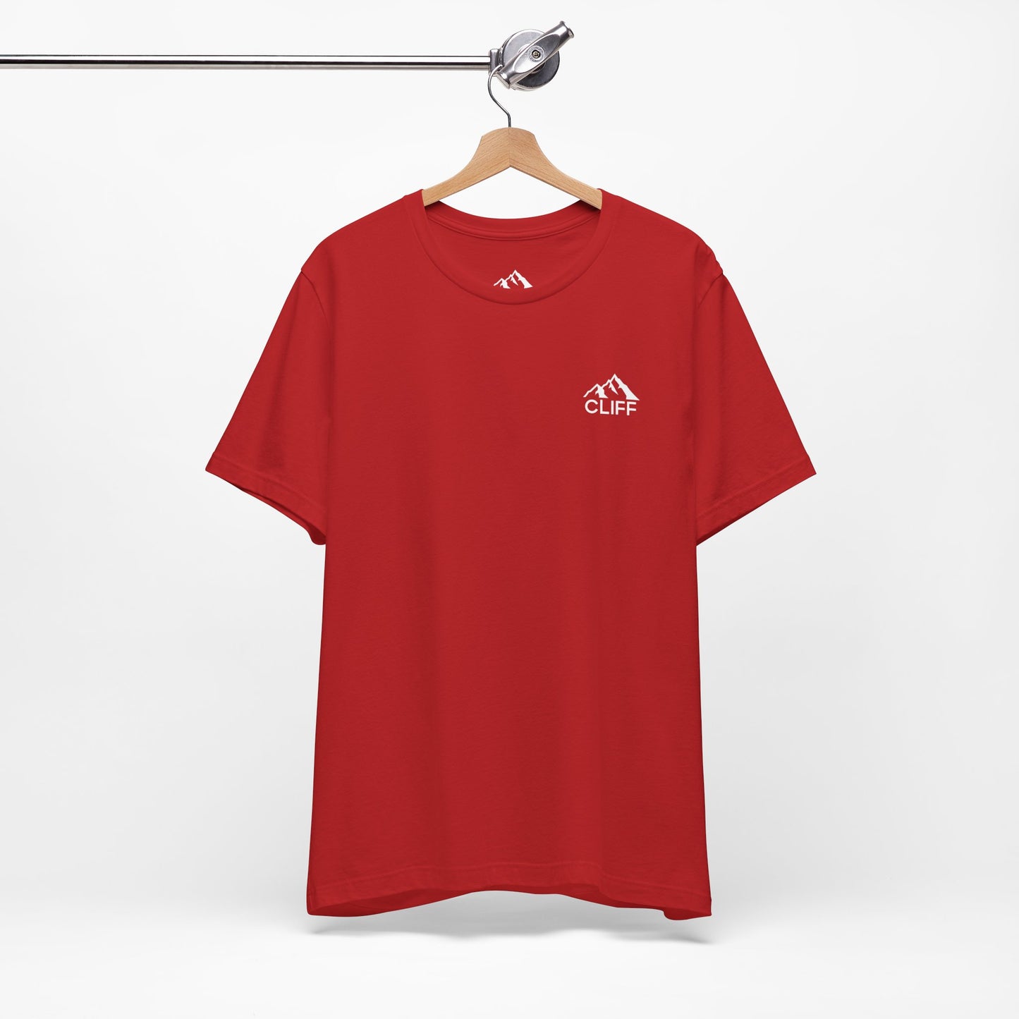 Adventure Awaits Unisex Short Sleeve Tee - Cliff Design