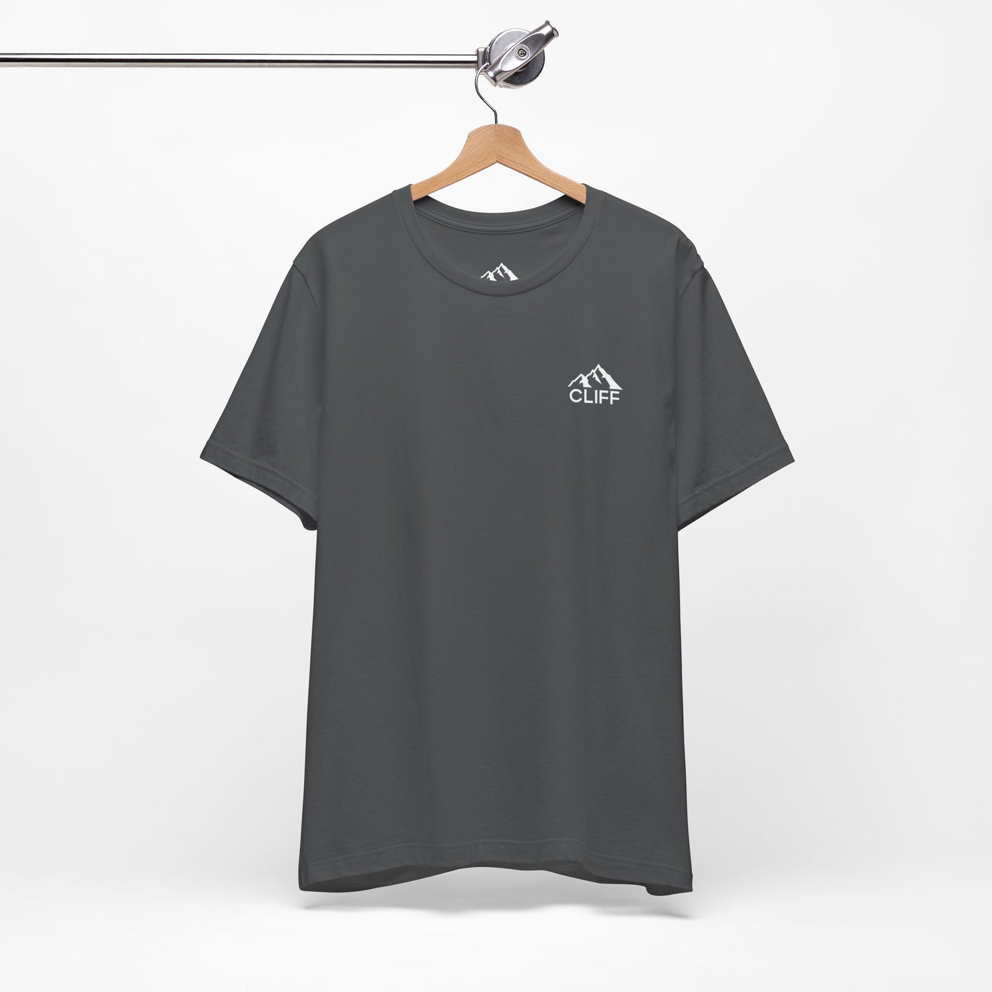 Adventure Awaits Unisex Short Sleeve Tee - Cliff Design