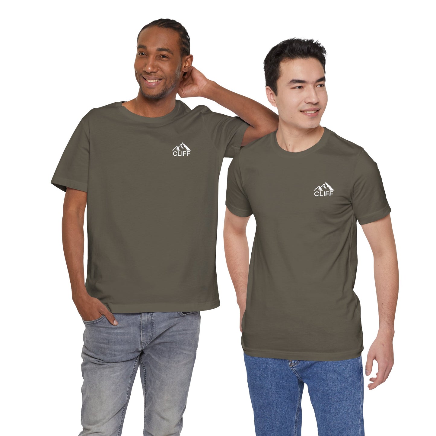 Adventure Awaits Unisex Short Sleeve Tee - Cliff Design