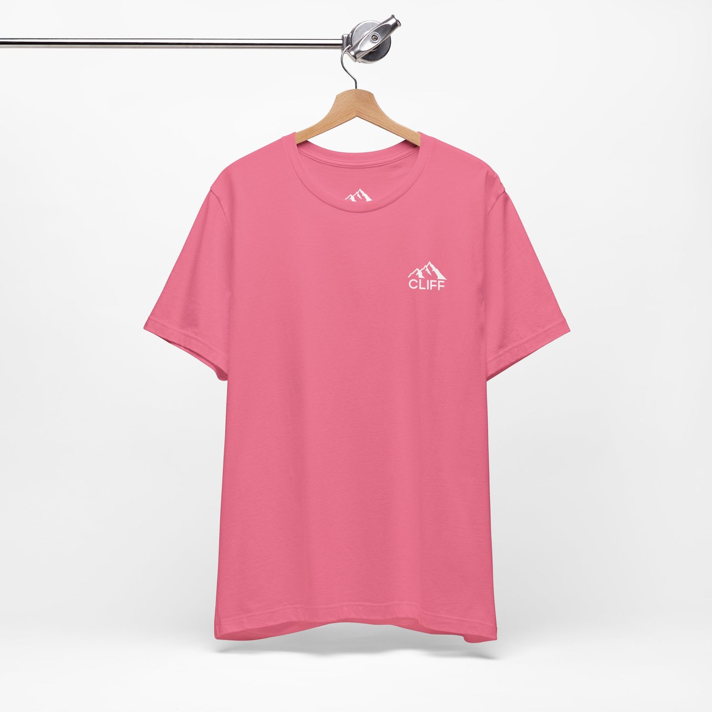 Adventure Awaits Unisex Short Sleeve Tee - Cliff Design