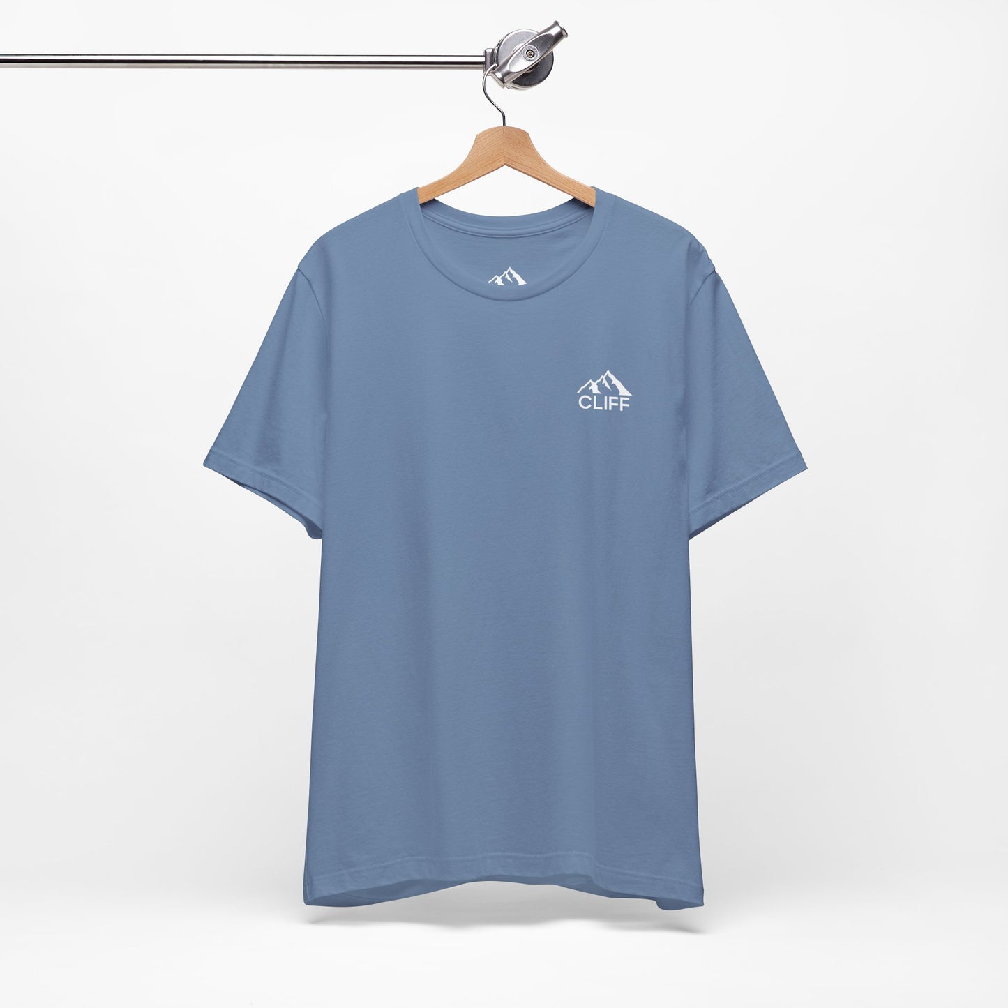 Adventure Awaits Unisex Short Sleeve Tee - Cliff Design