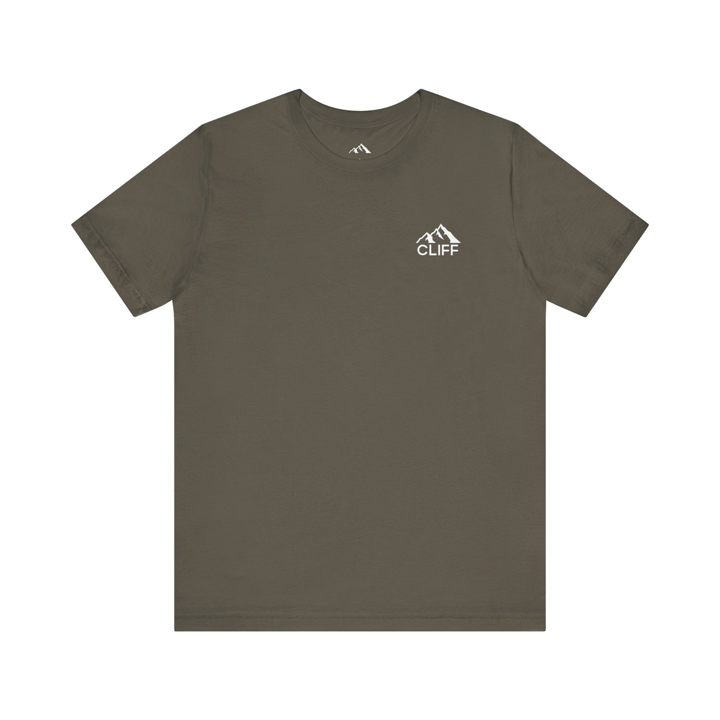 Adventure Awaits Unisex Short Sleeve Tee - Cliff Design