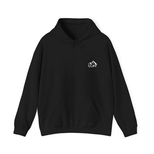 Cozy Cliff Unisex Hooded Sweatshirt - Perfect for Outdoor Adventures